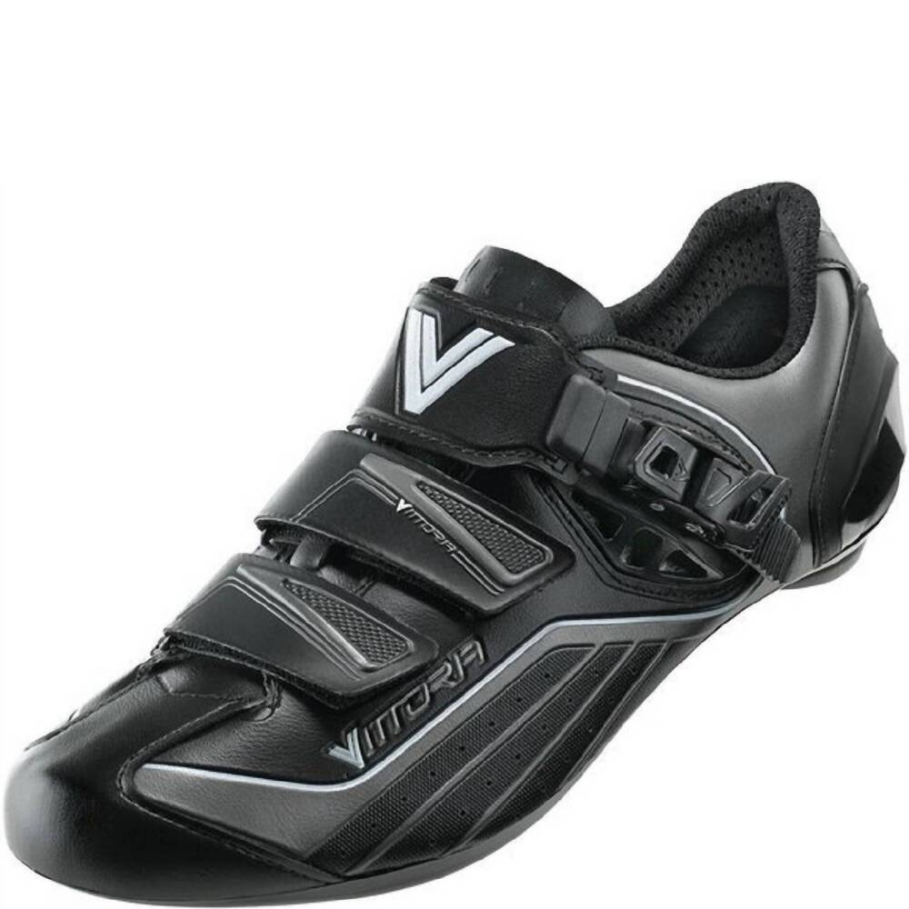 NEW VITTORIA unisex zoom road cycling shoes in black